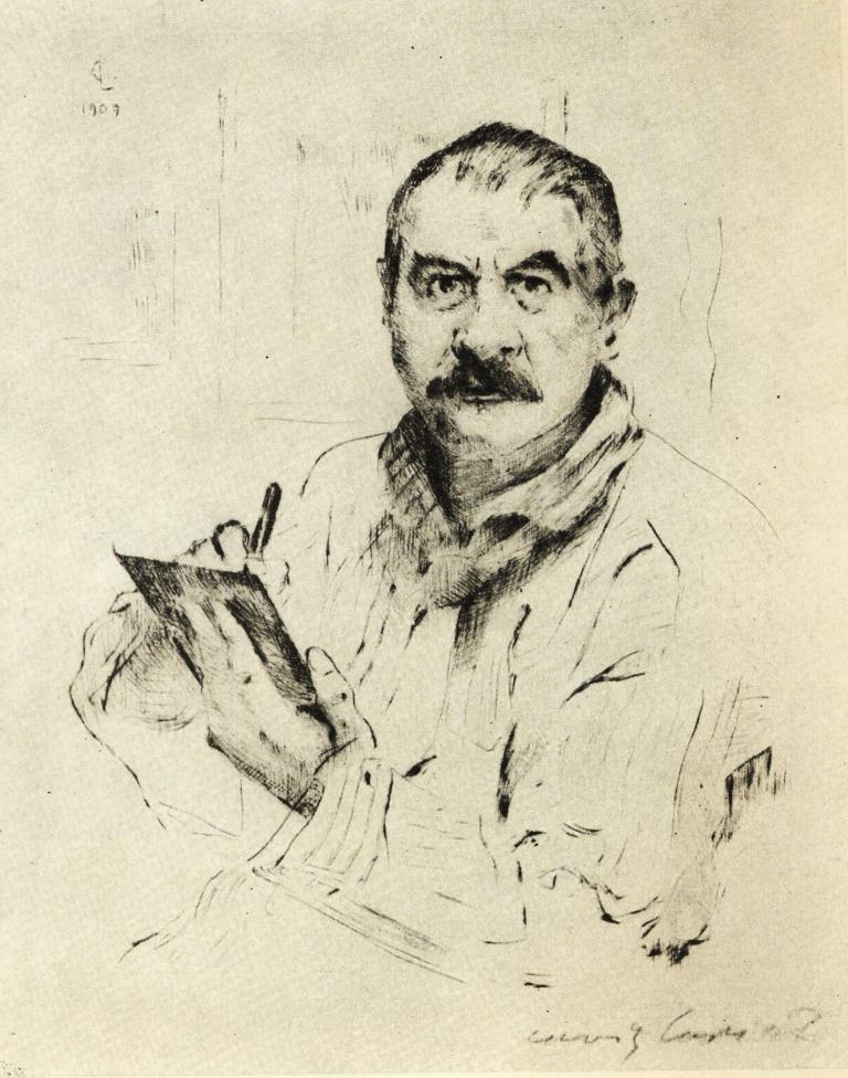 Lovis Corinth Selbstbildnis 1909
